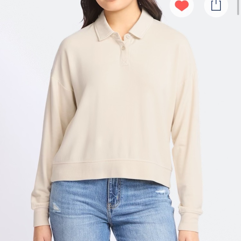 Threads 4 Thought - Savannah Feather Fleece Cream Johnny Shirt